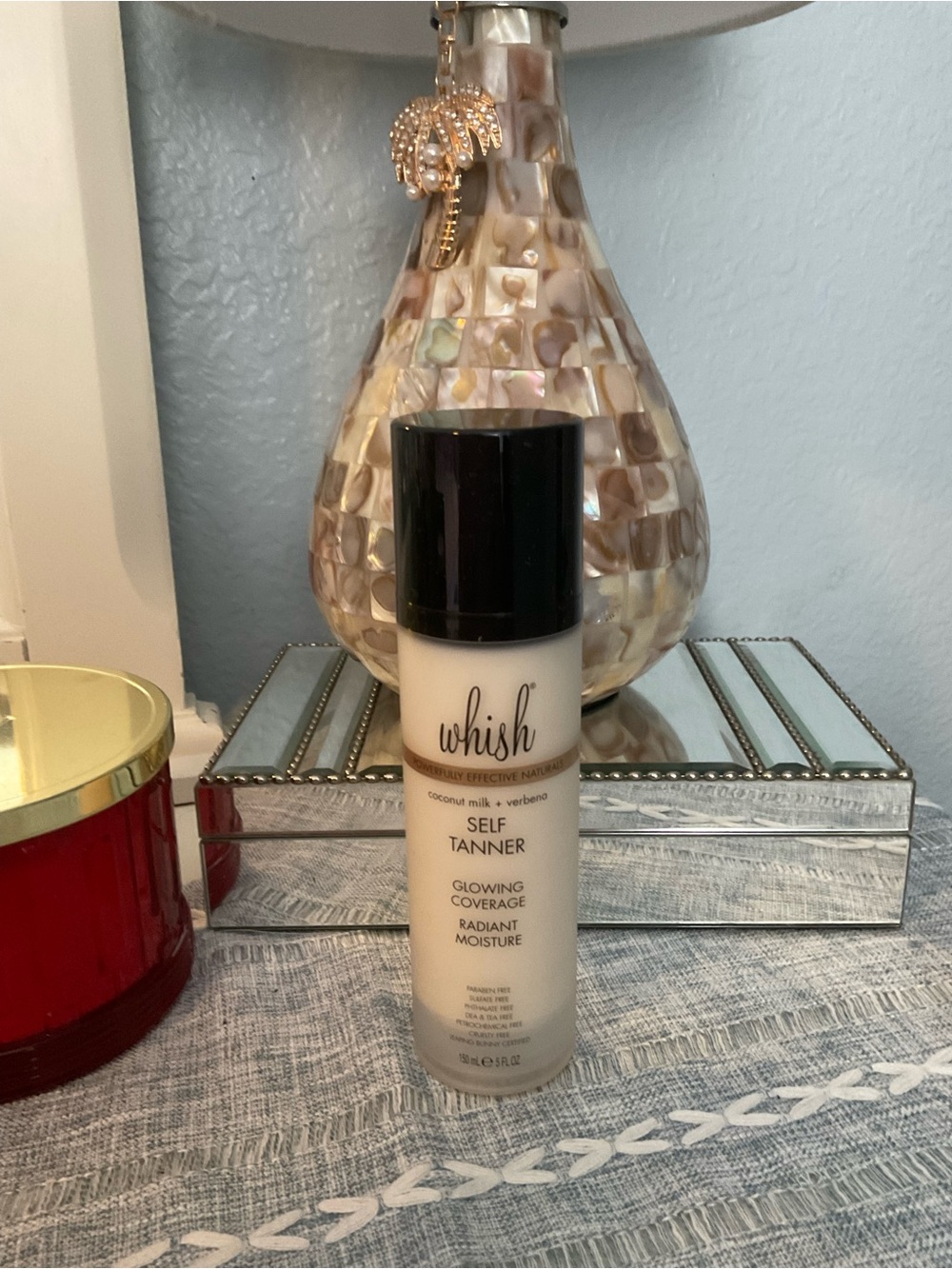 Set of 2Whish Self Tanner with Radiant Moisture, Coconut Verbena scent